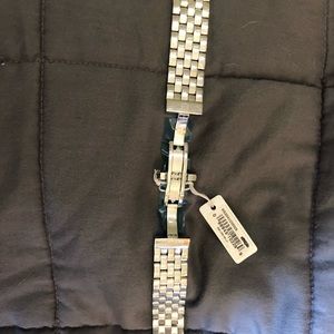 Michele silver watch band